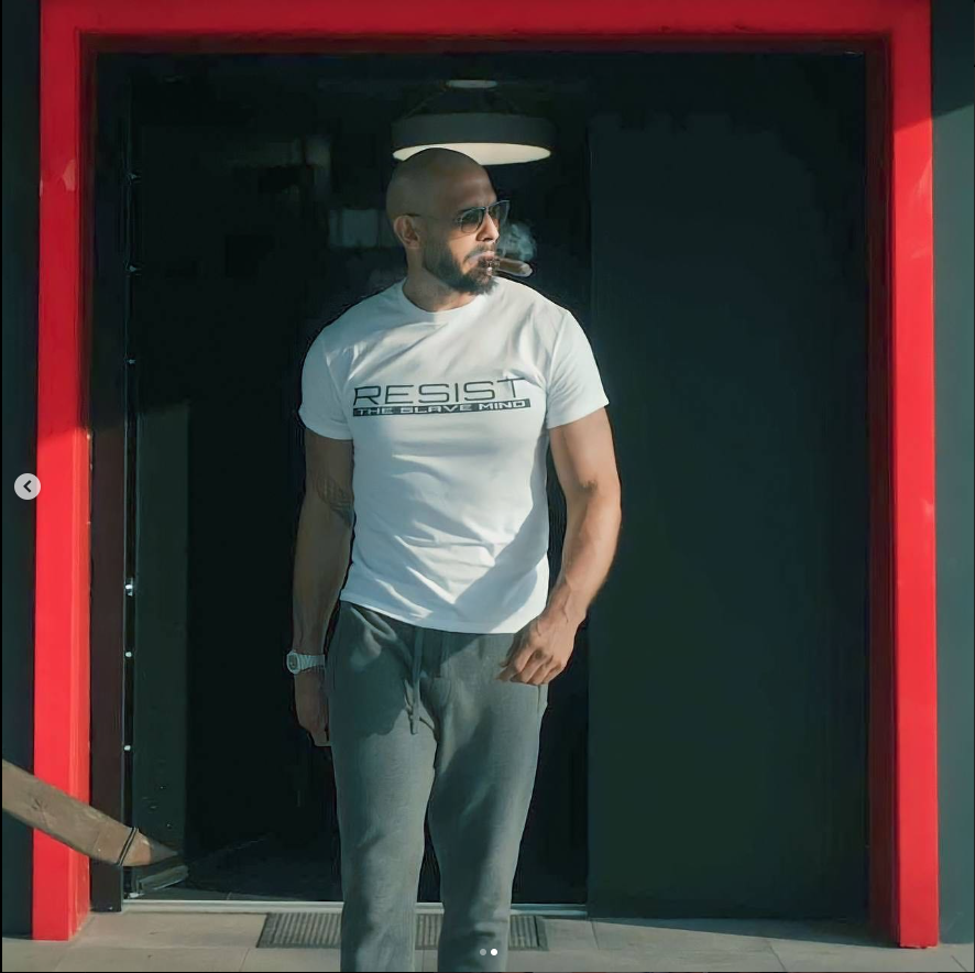 RESIST THE SLAVE MIND | Andrew Tate Shirt | Heavyweight Crewneck T-shirt