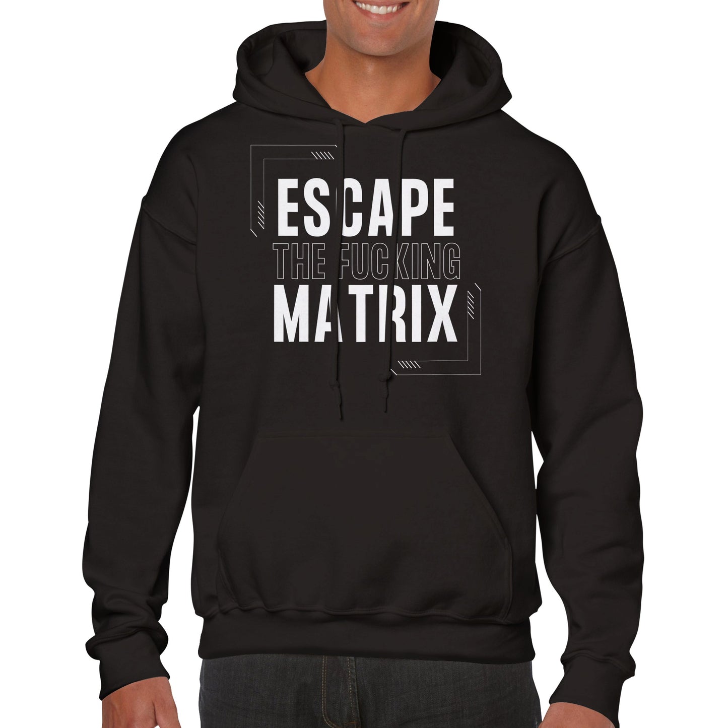 Escape The Fucking Matrix | Andrew Tate | Classic Unisex Pullover Hoodie