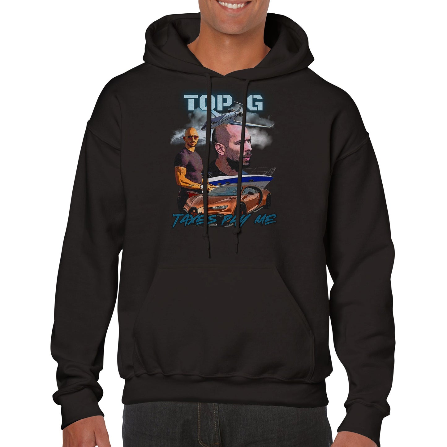 Andrew Tate | Top G | Rich Lifestyle | Classic Unisex Pullover Hoodie