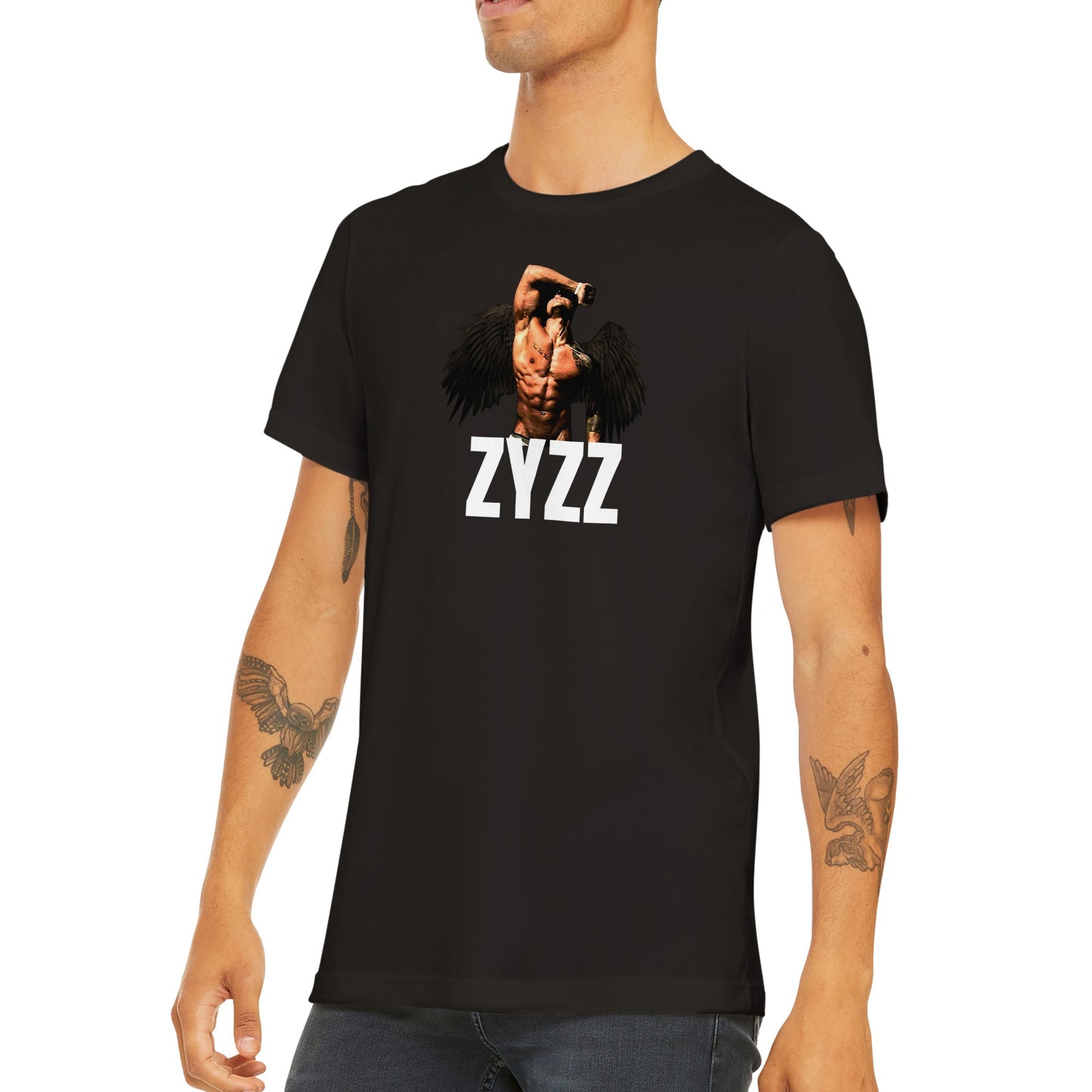 ZYZZ | Bodybuilder | Zyzz Pose Angel | Classic Unisex Crewneck T-shirt