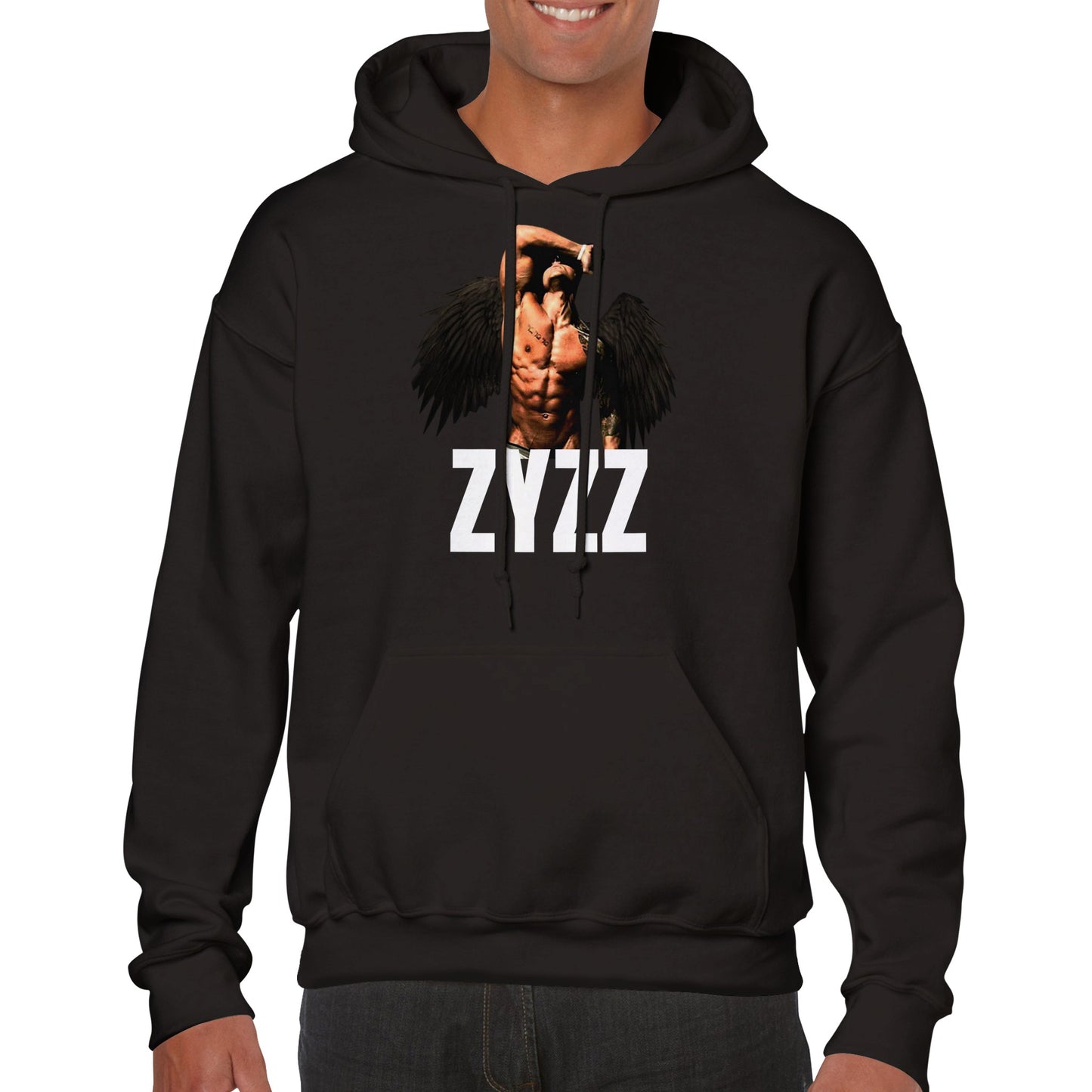 ZYZZ | Bodybuilder | Zyzz Pose Angel | Classic Unisex Pullover Hoodie