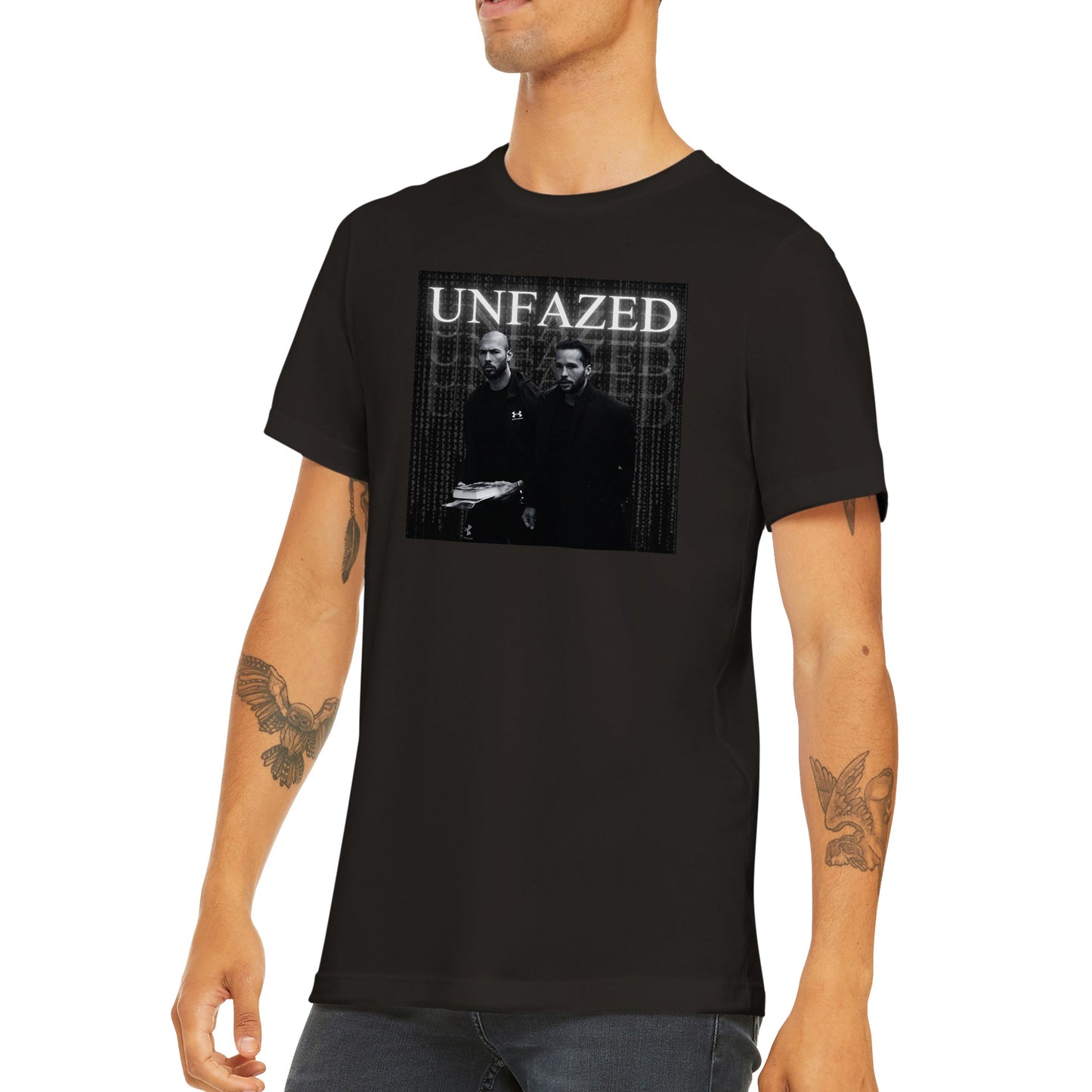 Tate Brothers | UNFAZED | Matrix Design | Classic Unisex Crewneck T-shirt