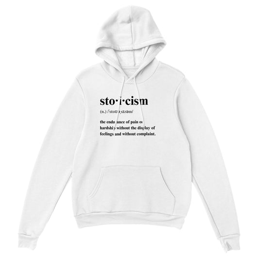 Stoic Definition Philosophy, Endurance of Pain Classic Unisex Pullover Hoodie