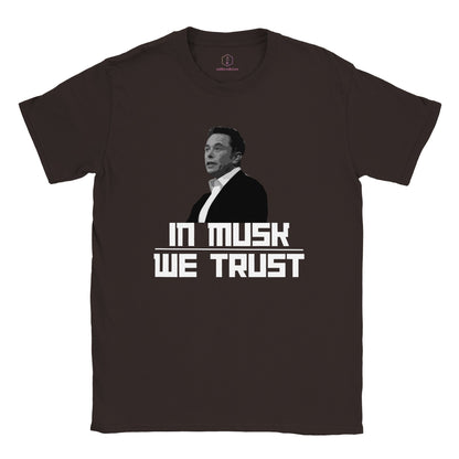 In Musk We Trust | Elon Musk | Classic Unisex Crewneck T-shirt