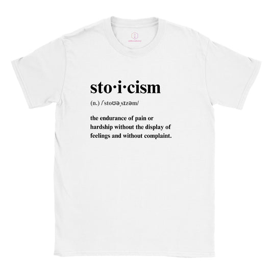 Stoic Definition Philosophy, Endurance of Pain Classic Unisex Crewneck T-shirt